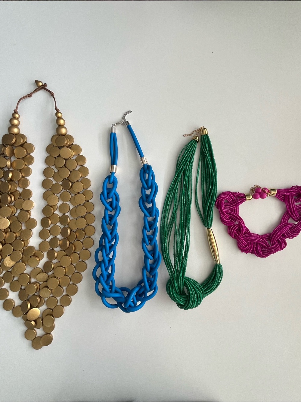 4 Statement Necklace Bundle